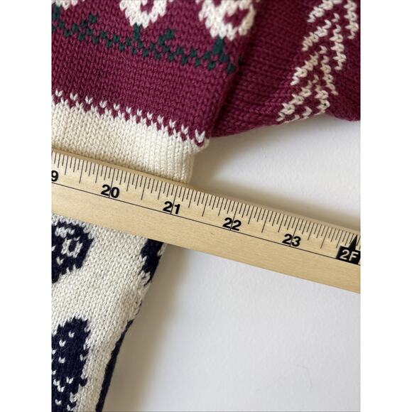 VTG Flinders Island Fleece Wool Jumper Cardigan Large Grannycore Cabincore Golf - Picture 7 of 7